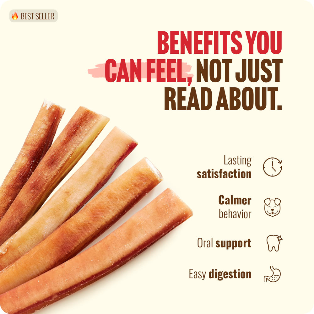 Natural Farm Grain-Free Bully Sticks – hormone and chemical free for healthier chewing