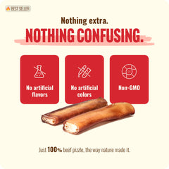 Natural Farm grass-fed beef bully sticks highlight premium quality and natural ingredients