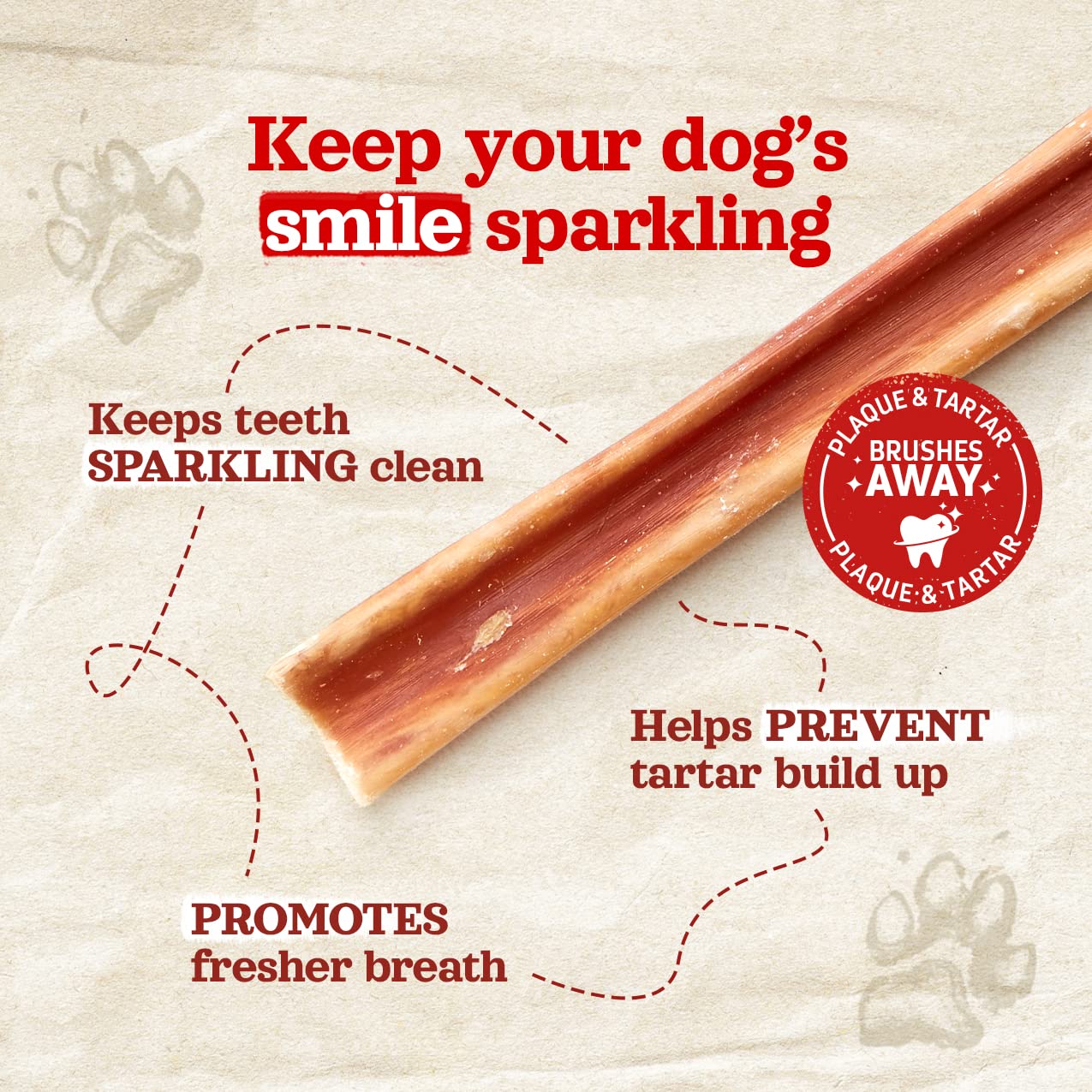 Natural Farm Gullet Sticks being enjoyed by a dog during chew session.