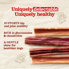 Natural Farm Gullet Sticks grain-free label highlights preservative-free ingredients.