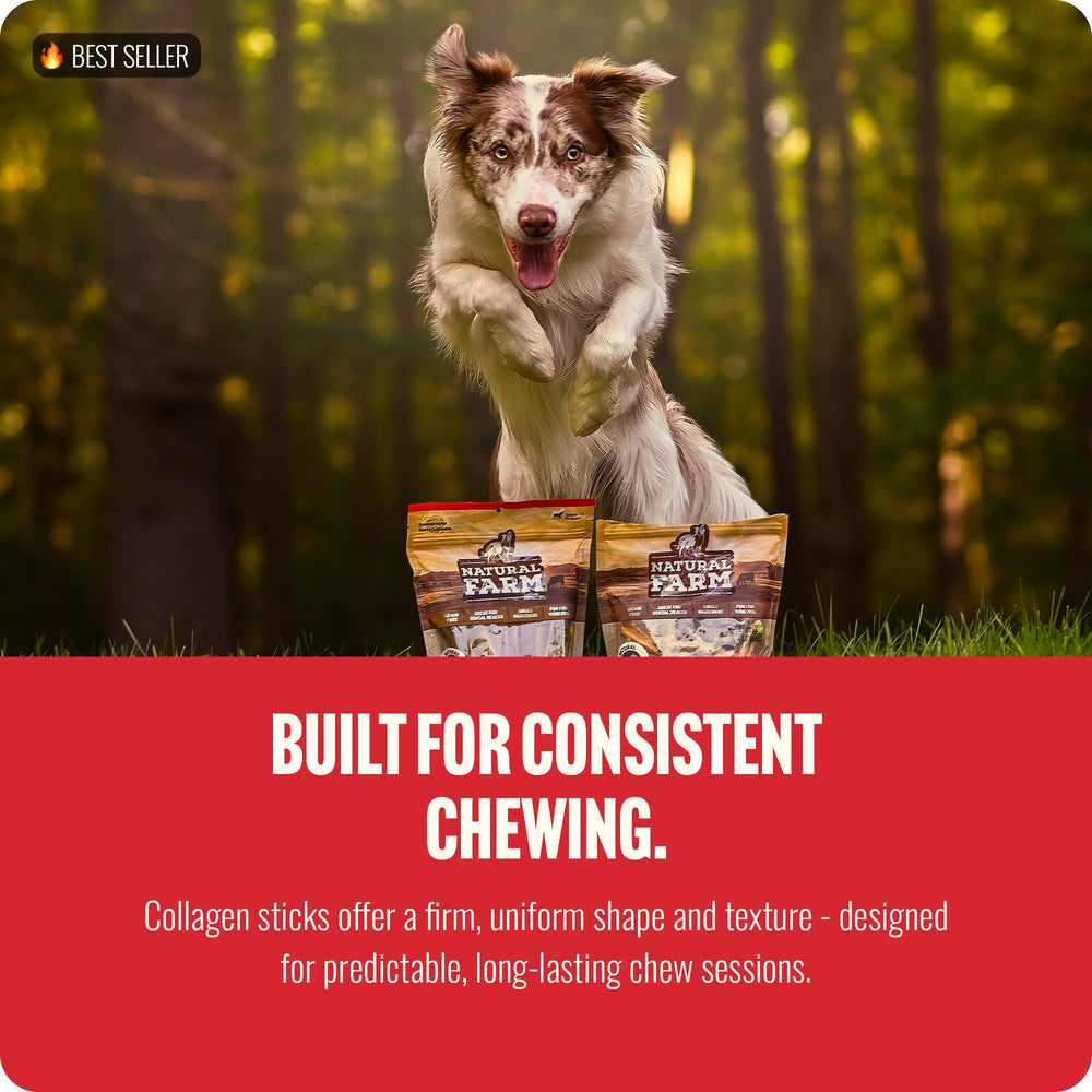 Natural Farm Hormone-free, GMO-free chews showcase wholesome ingredients.