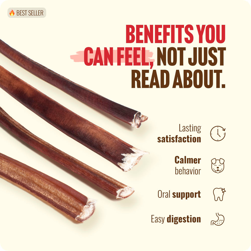 Grass-fed beef source for Natural Farm bully sticks.