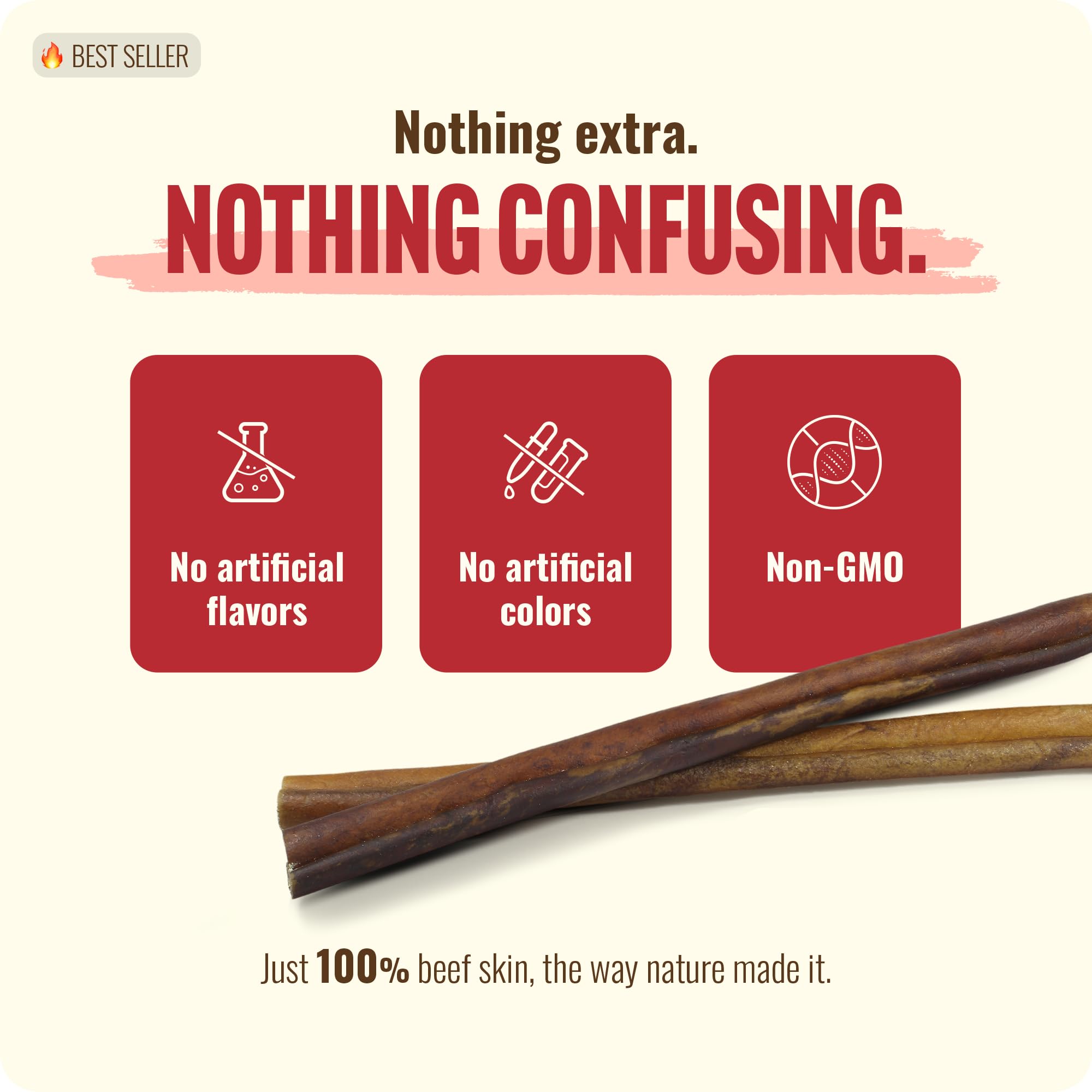 Natural Farm beef skin free-range sourcing image emphasizing quality ingredients