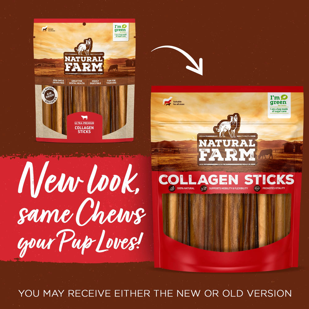 Natural Farm peanut butter filled collagen stick for dogs, tasty aroma