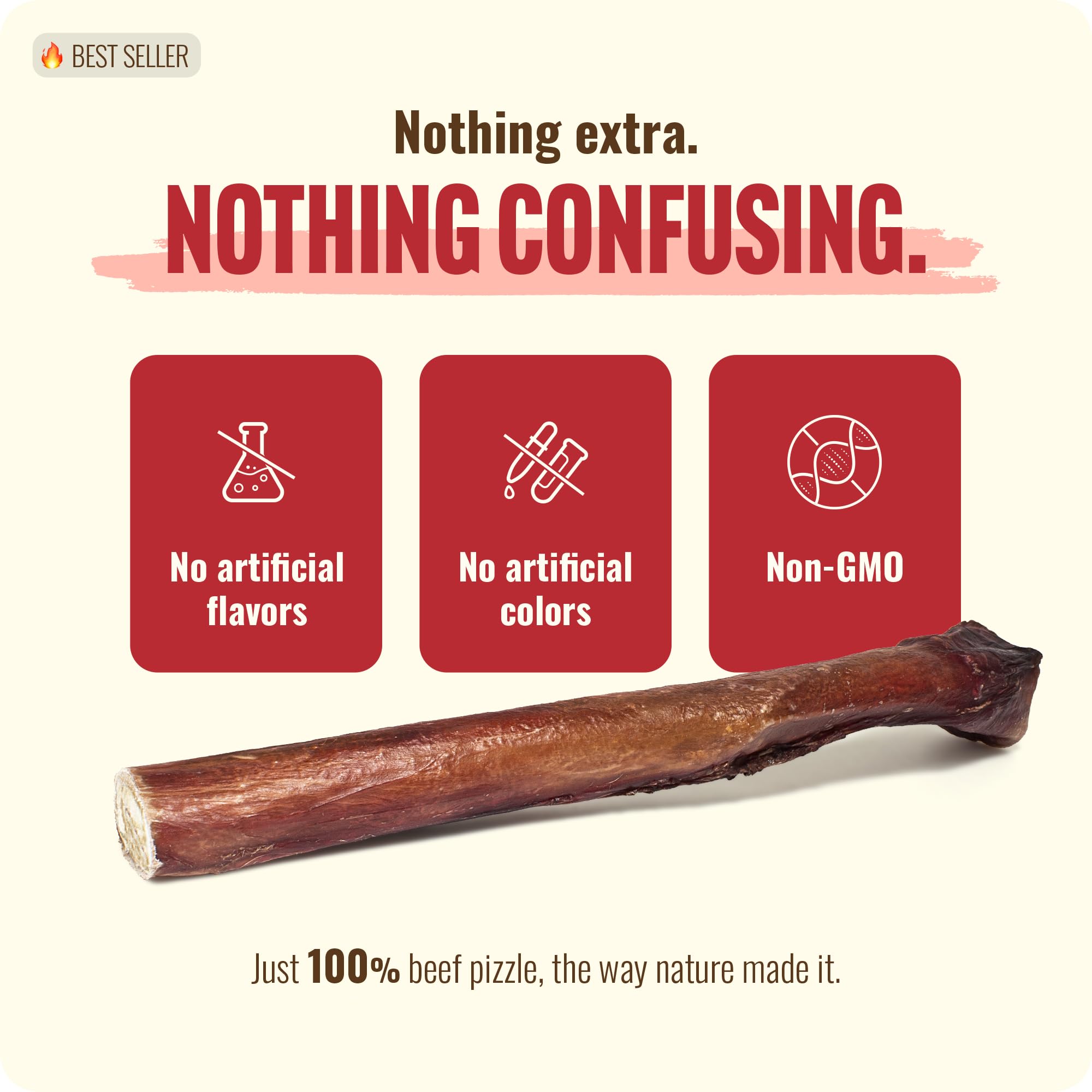 Natural Farm Power Bully Sticks free-range sourcing highlights natural, high-quality protein