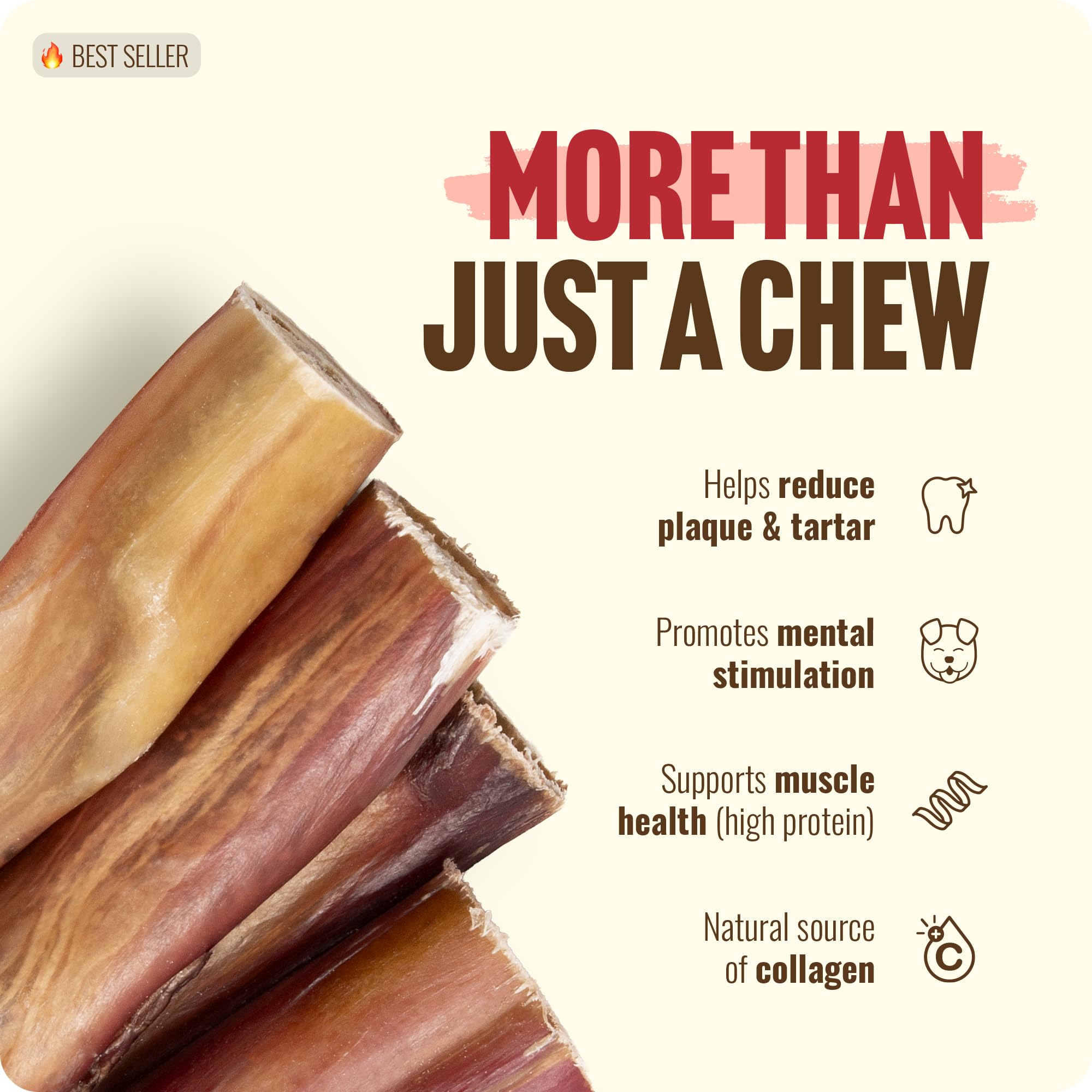 Extended chew time supports engagement during training and play