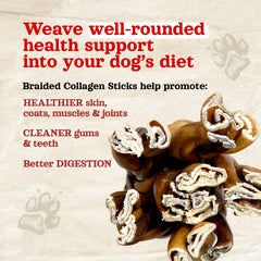 Natural Farm beef skin chew as a safer rawhide alternative for dogs.