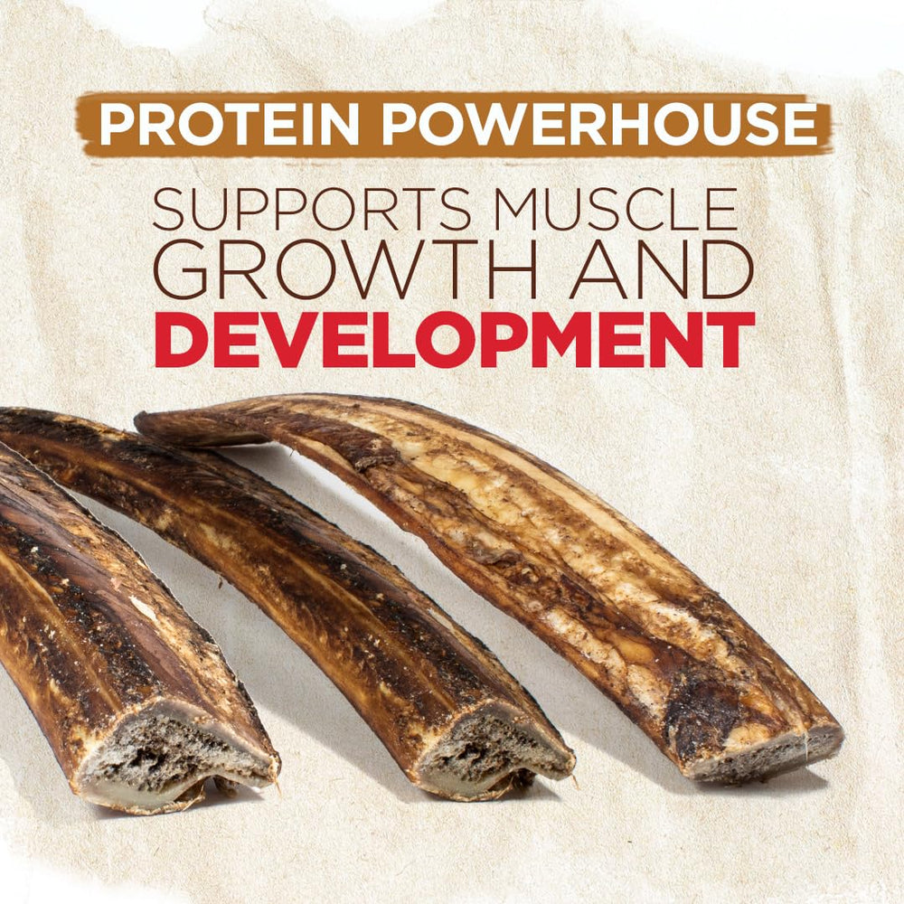 Natural Farm rib bones promote satisfying chewing and jaw engagement.