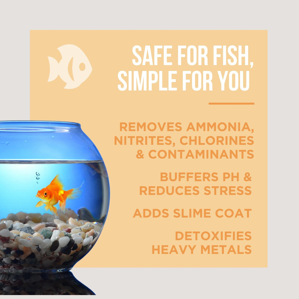 One bottle of Natural Rapport treats up to 960 gallons of aquarium water