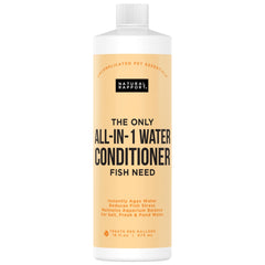 Natural Rapport Aquarium Water Conditioner bottle ready for use in water conditioning