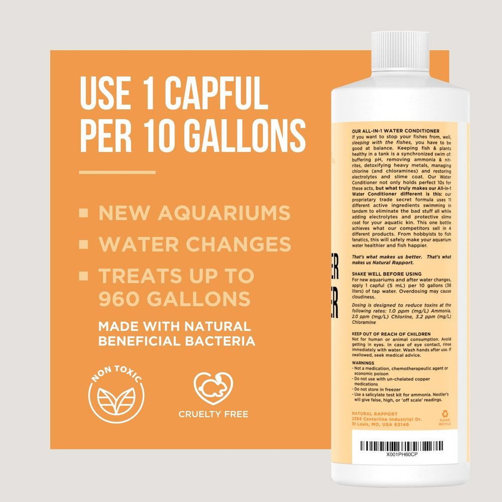 Natural Rapport used in a saltwater setup to support reef tank transitions