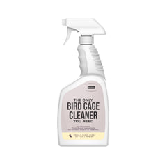 Natural Rapport Bird Cage Cleaner bottle front shows safe, powerful cleaner.