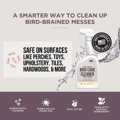 Natural Rapport safe-for-all-bird-types label shown on bottle.