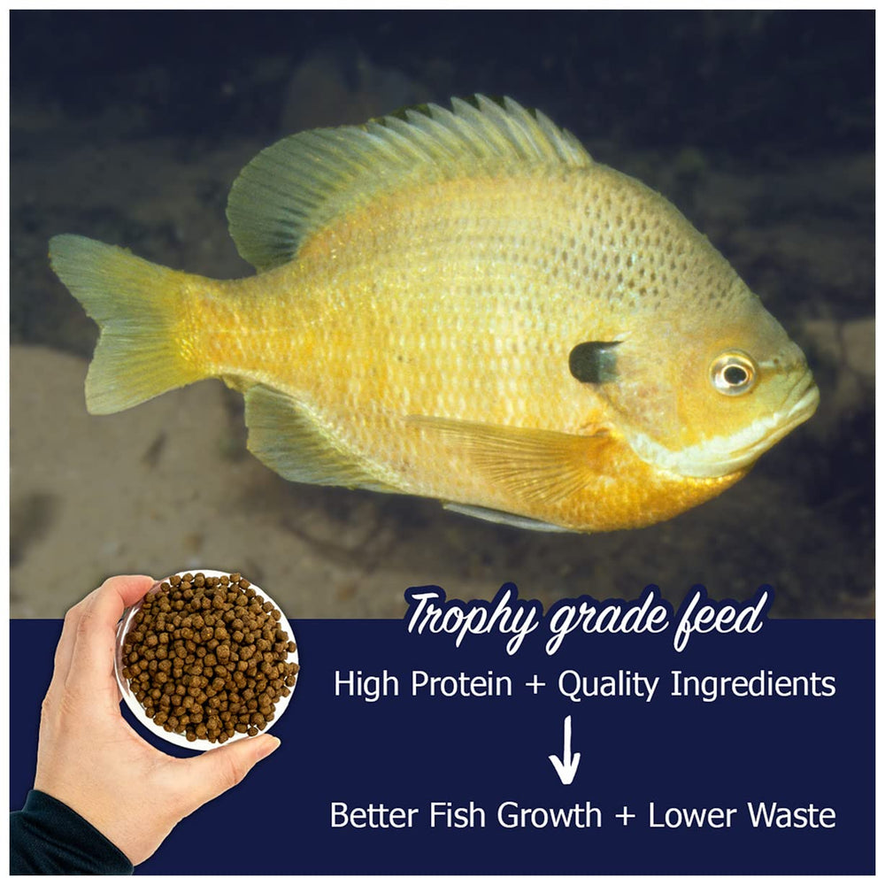 Natural Waterscapes premium USA-made feed ingredients for pond health.