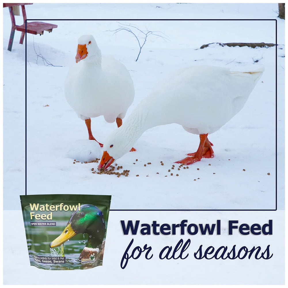 Natural Waterscapes resealable packaging helps maintain pellet freshness.