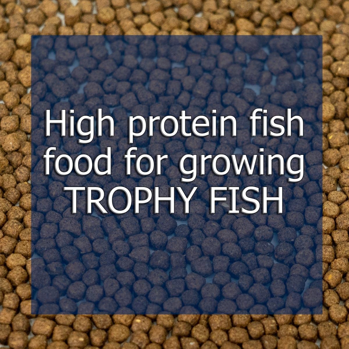 Natural Waterscapes USA-made fish food packaged in a 22 lb bag.
