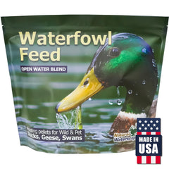Natural Waterscapes Waterfowl Feed 5 lb bag for pond feeding and convenience.