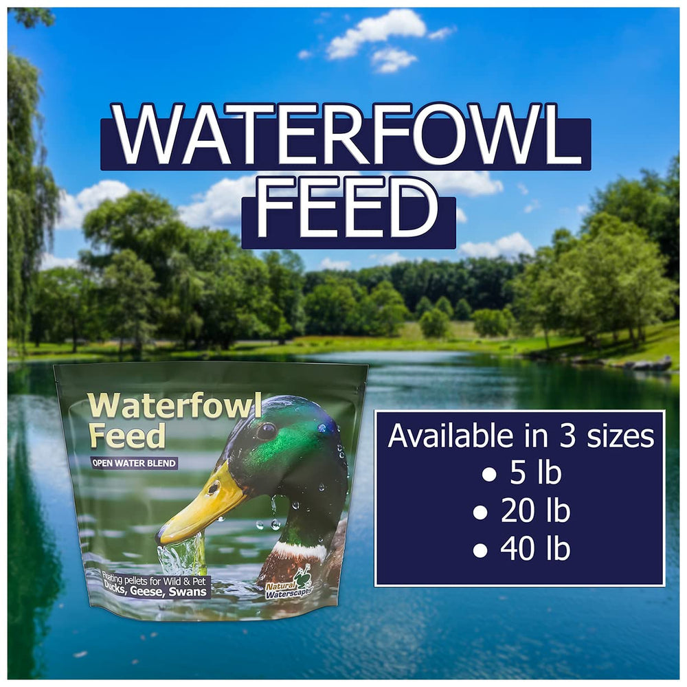 Packaging label of Natural Waterscapes Waterfowl Feed