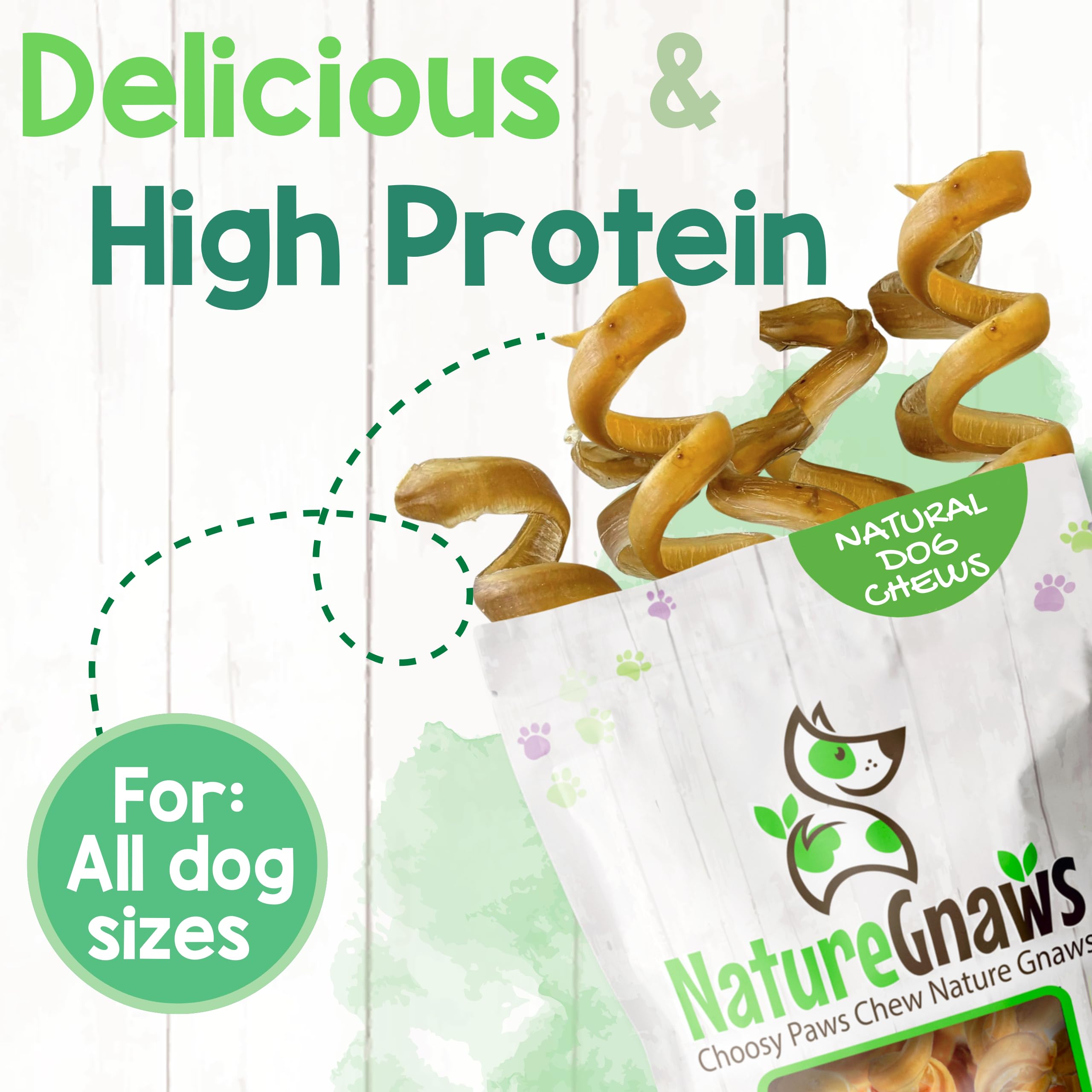 Nature Gnaws dental chews for dogs support cleaner teeth and fresher breath