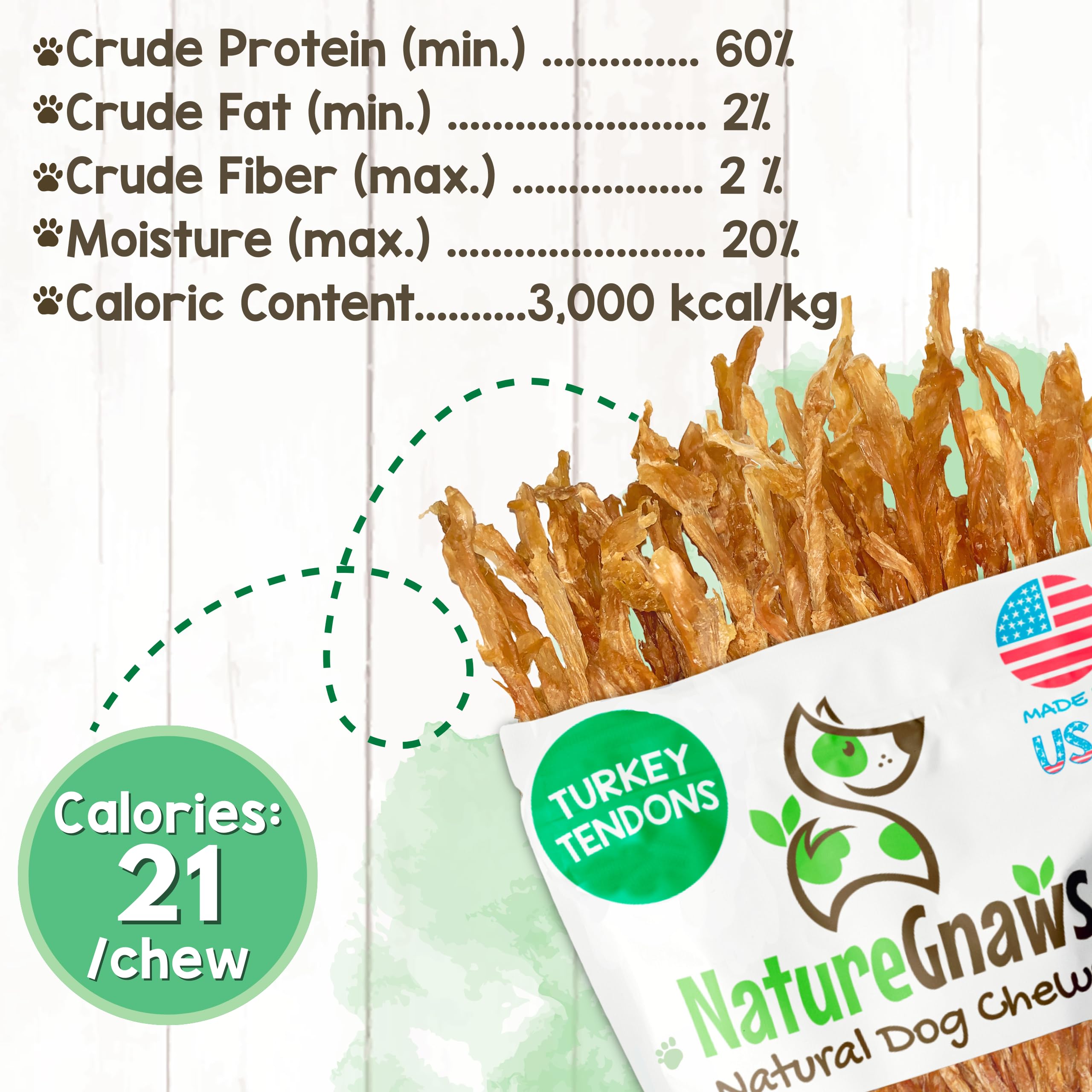 Nature Gnaws enrichment snack for dogs—great for rewards and boredom relief.