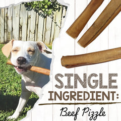 Nature Gnaws bully sticks 5-6 inch, supports dental hygiene through natural chewing.