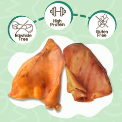 Nature Gnaws rawhide-free pig ears reduce odor and offer a safe alternative for aggressive chewers.