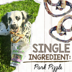 Nature Gnaws Pork Bully Sticks Pretzels ideal for small dogs during calm-down chew sessions