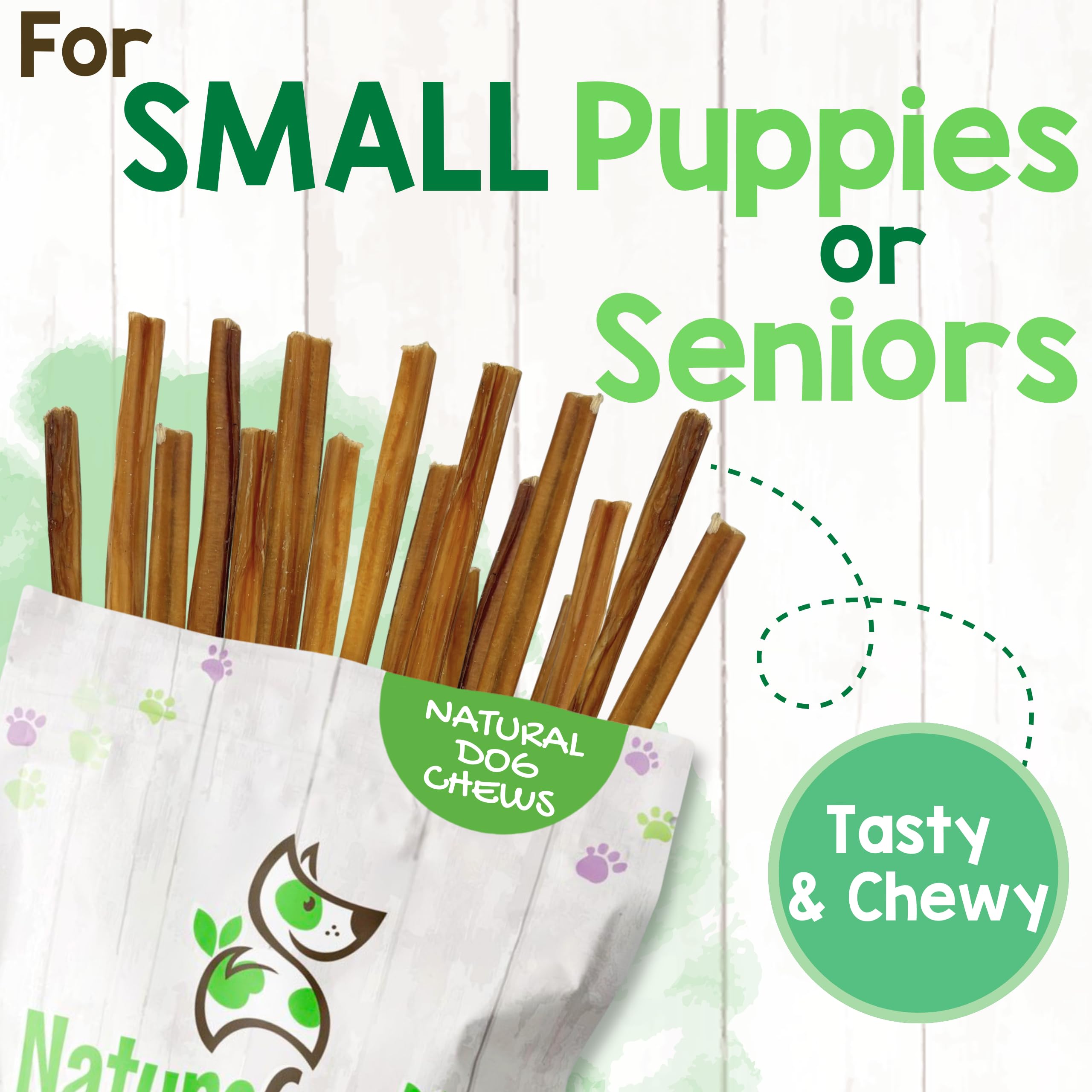 Single-ingredient beef pizzle offers simple, natural chewing for puppies