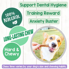 Nature Gnaws thin bully sticks small dog use, ideal chew for small breeds
