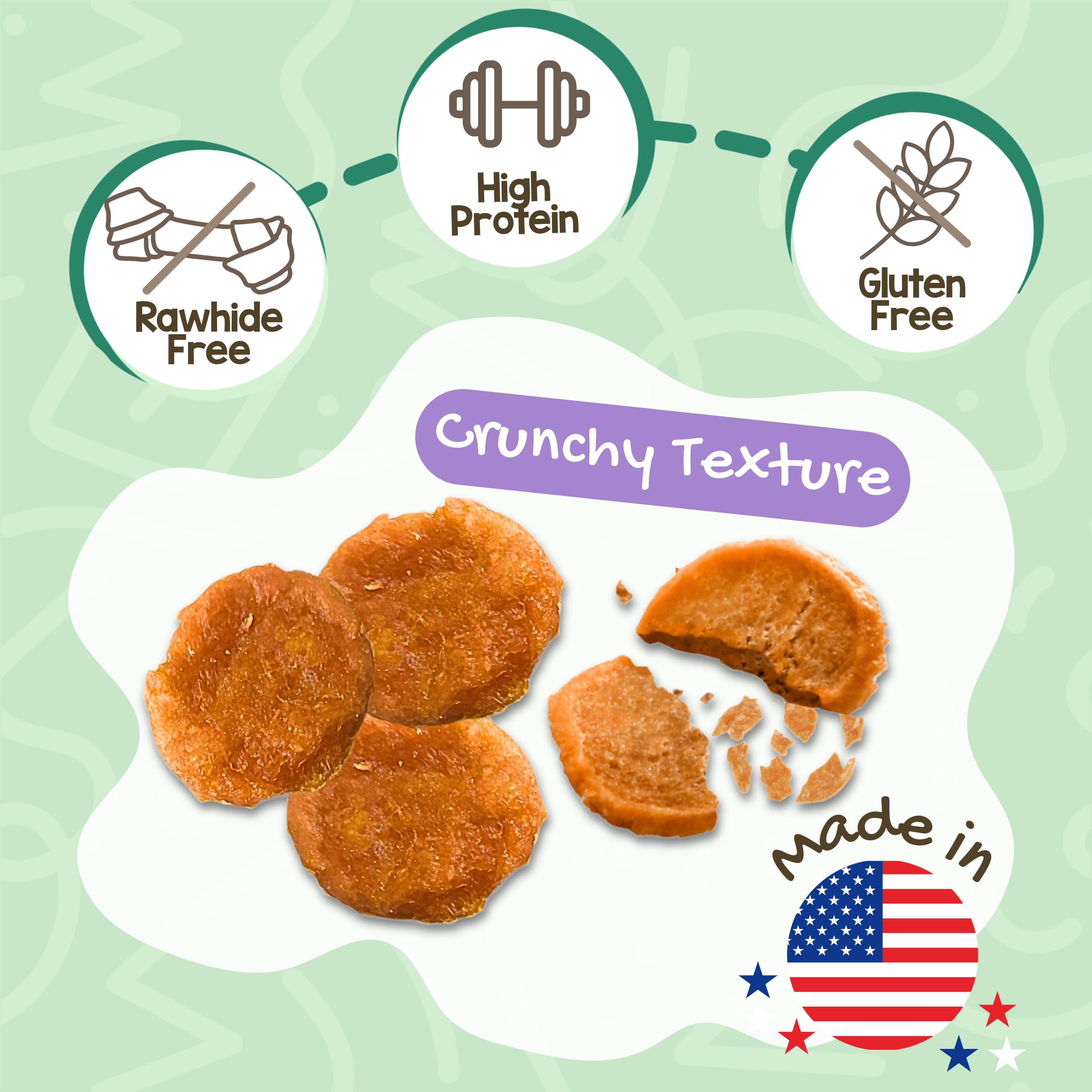 Nature Gnaws USA Chicken Tenders rawhide-free chew, a safer alternative for dogs.