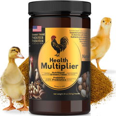 Nature INTENDED brewers yeast probiotics jar front promotes healthy poultry balance