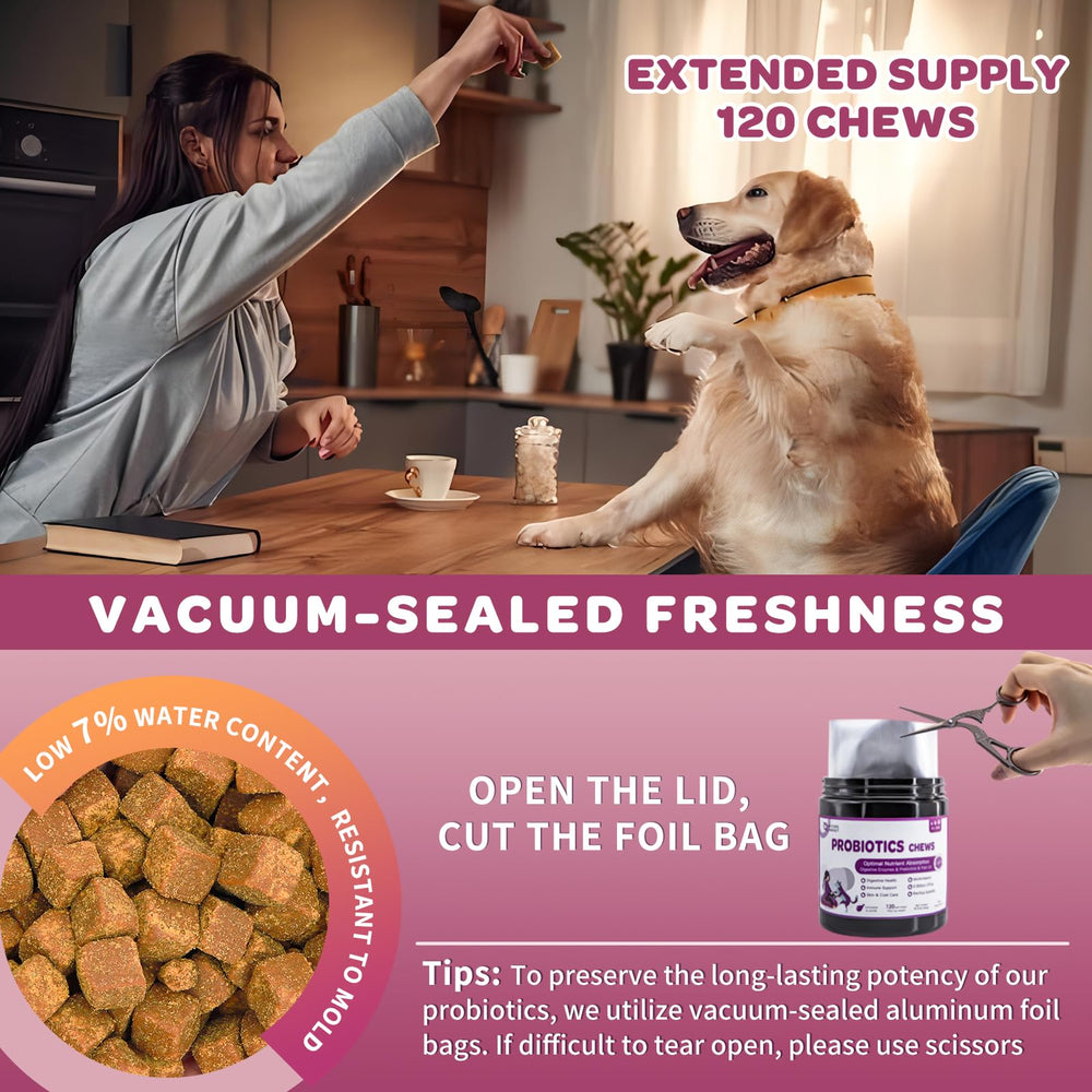 NATURE TARGET Dog chews label closeup shows ingredients and benefits
