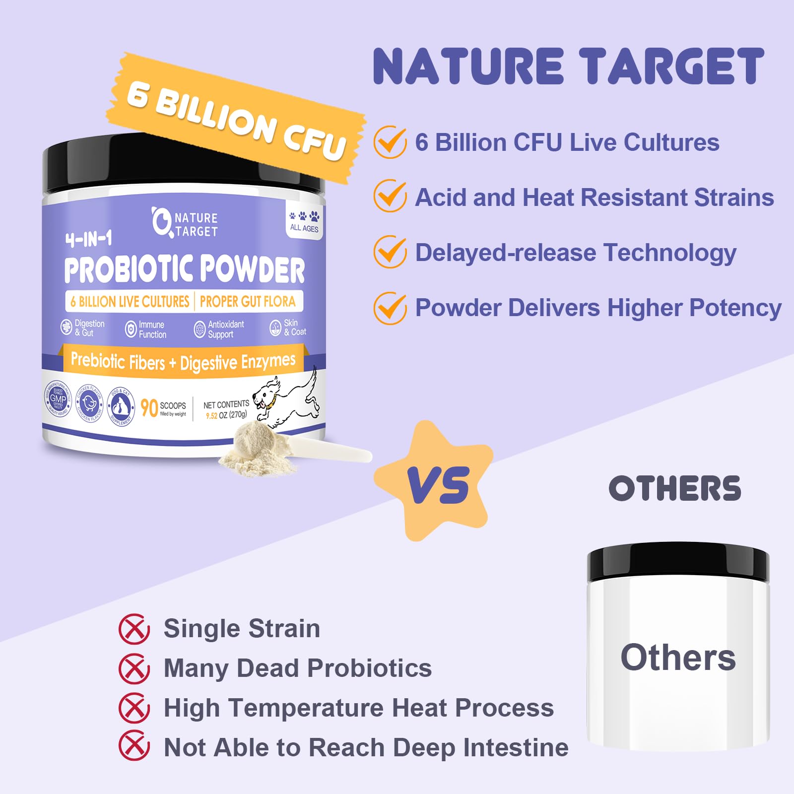 NATURE TARGET immune-support ingredients astragalus and astaxanthin on the label.