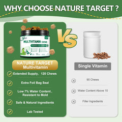 Nature Target joint health formula supports mobility with glucosamine and omega fats.