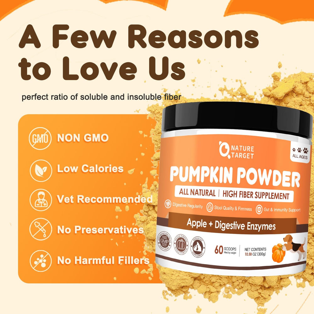 Nature Target Pumpkin digestive enzymes — aids nutrient absorption.