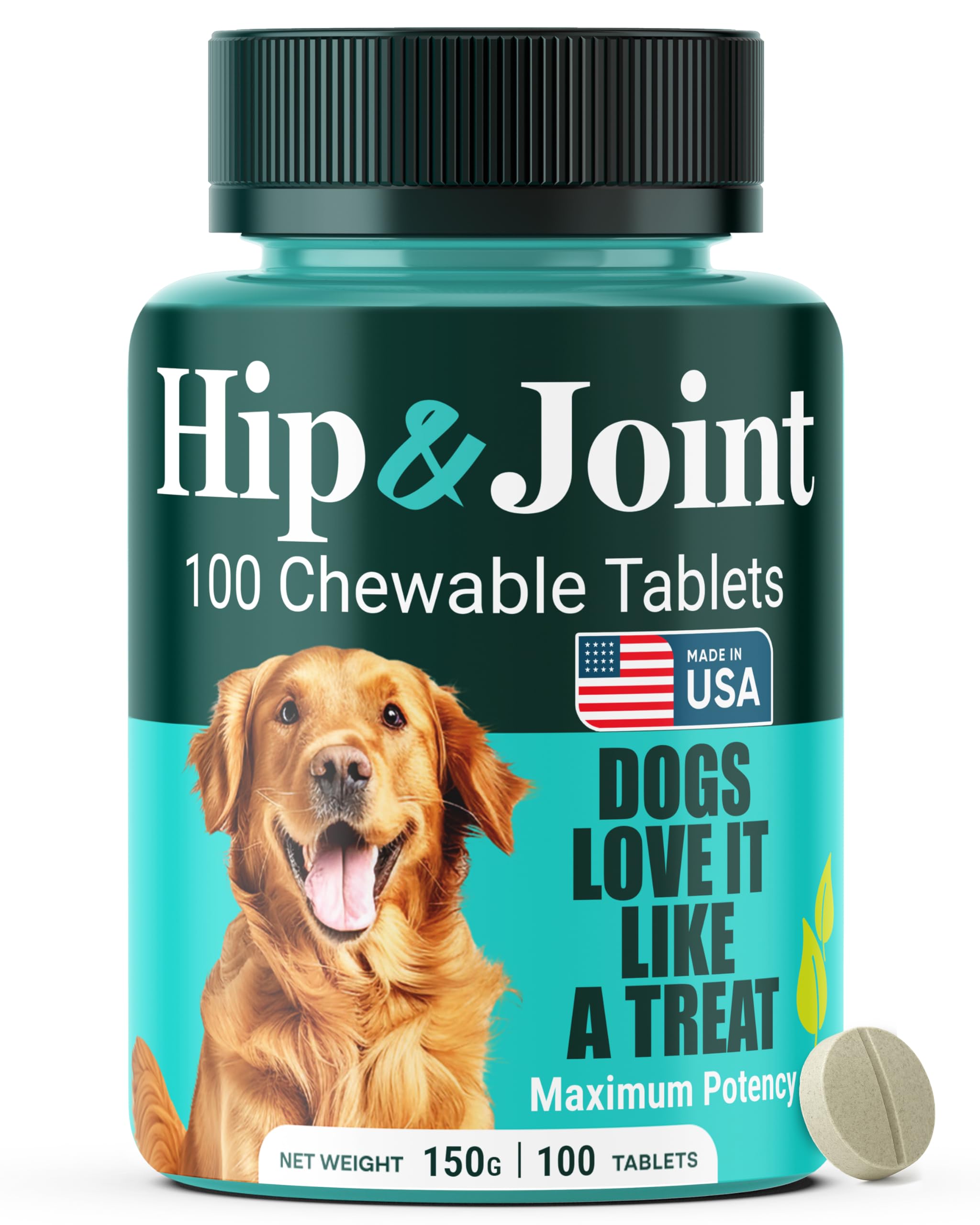 Natureflow hip and joint dog bottle supports daily mobility.