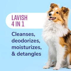 Close-up of rich lather from Naturel Promise Lavish shampoo showing detangling-ready foam.