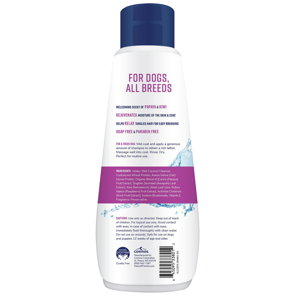 Packaging emphasizes soap- and paraben-free formula for sensitive skin.