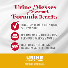 Nature's Miracle Cat Urine Enzyme Cleaner bottle ready for fast odor removal.