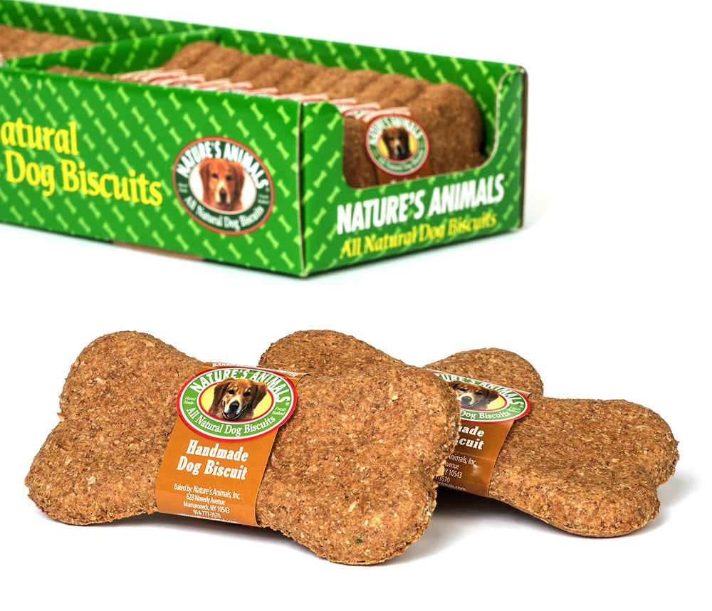 Roasted peanuts and parsley featured in Nature's Animals biscuits.