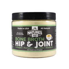 Nature's Diet Pet Original Bone Broth Powder packaging for convenient, protein-rich meals.