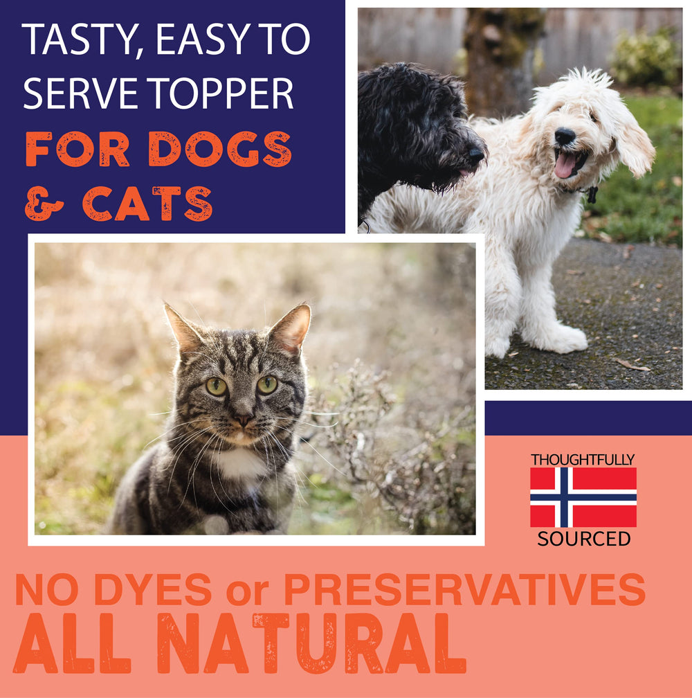 Nature's Diet Salmon Oil supports heart and immune health in pets.