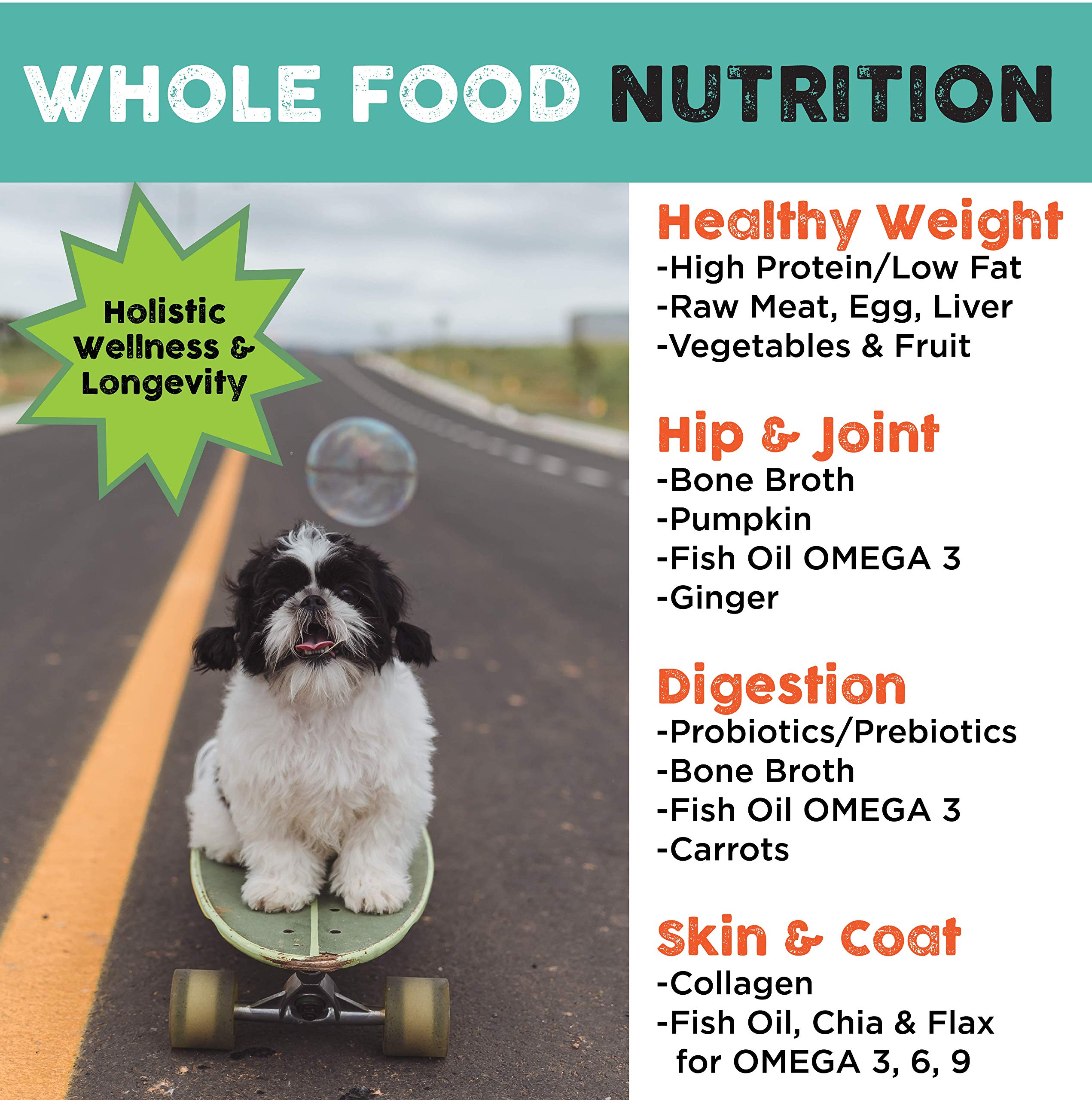 Nature's Diet Simply Raw probiotics and prebiotics aiding digestion