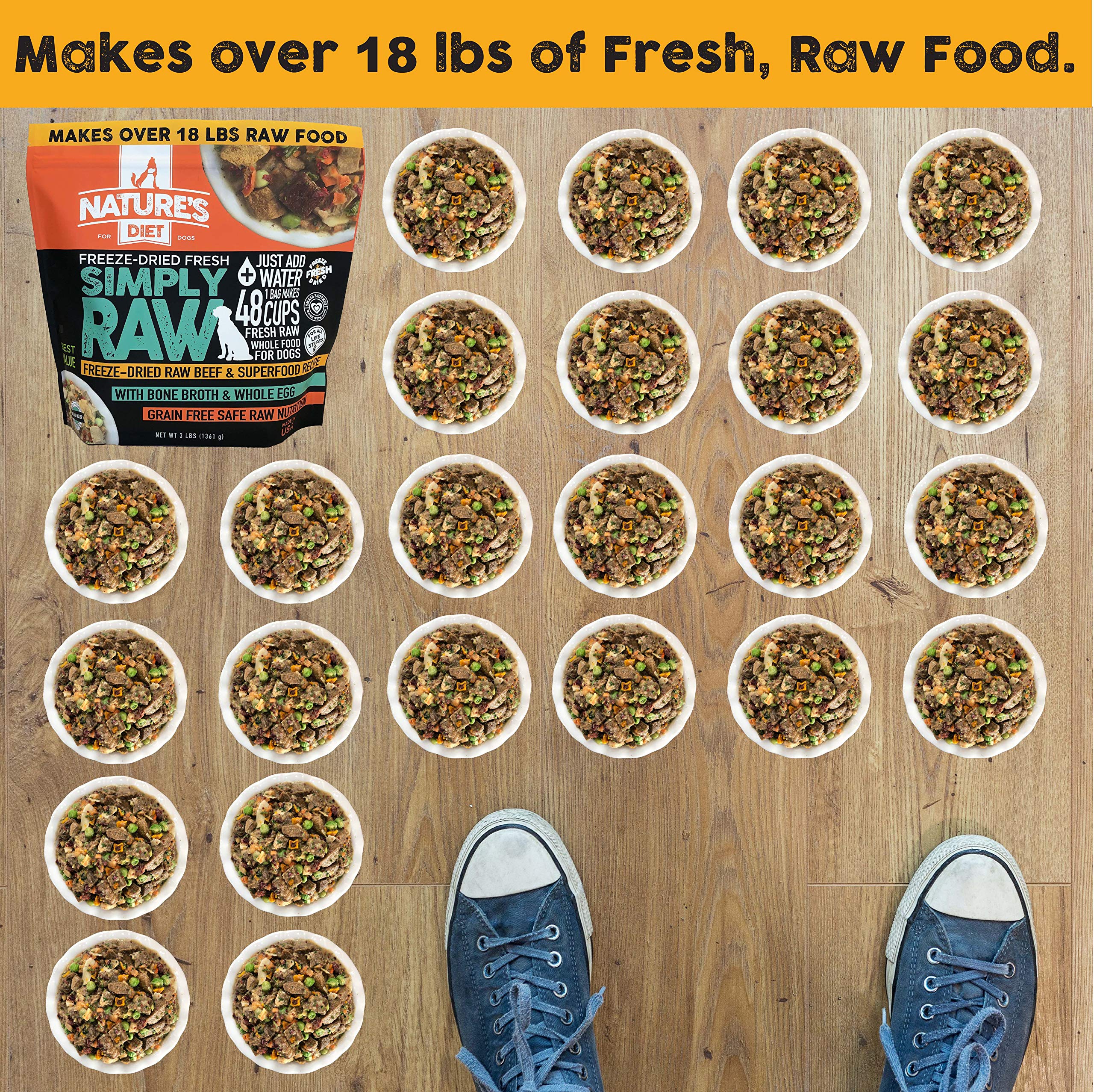 Nature's Diet Simply Raw whole egg detail for nutrition