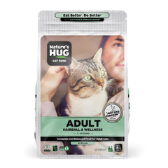 Nature's HUG dry cat food 4lb bag for adult cats balanced nutrition