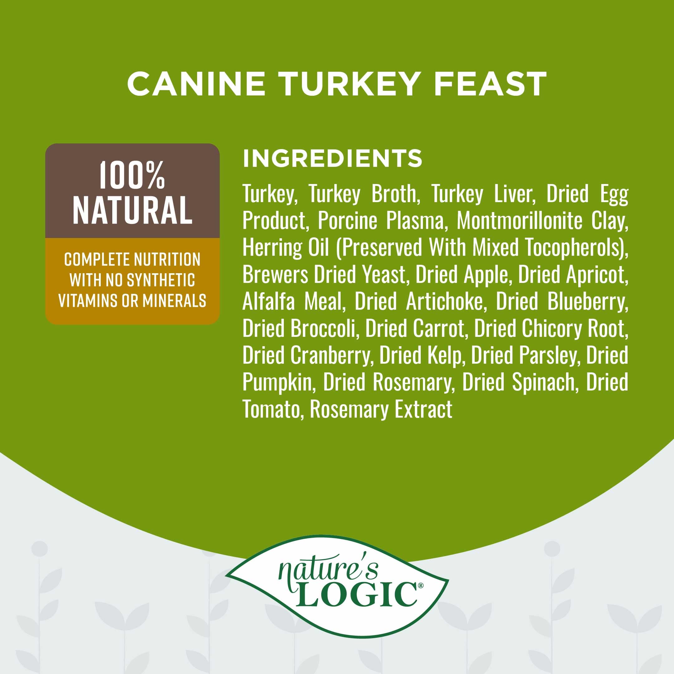 Nature's Logic cans on shelf in a convenient multi-pack