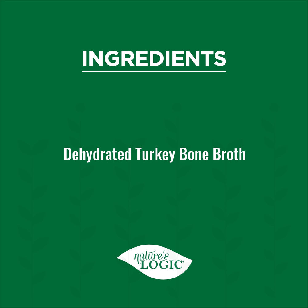 Nature's Logic Gluten-free Turkey Bone Broth Powder adds safe hydration to meals