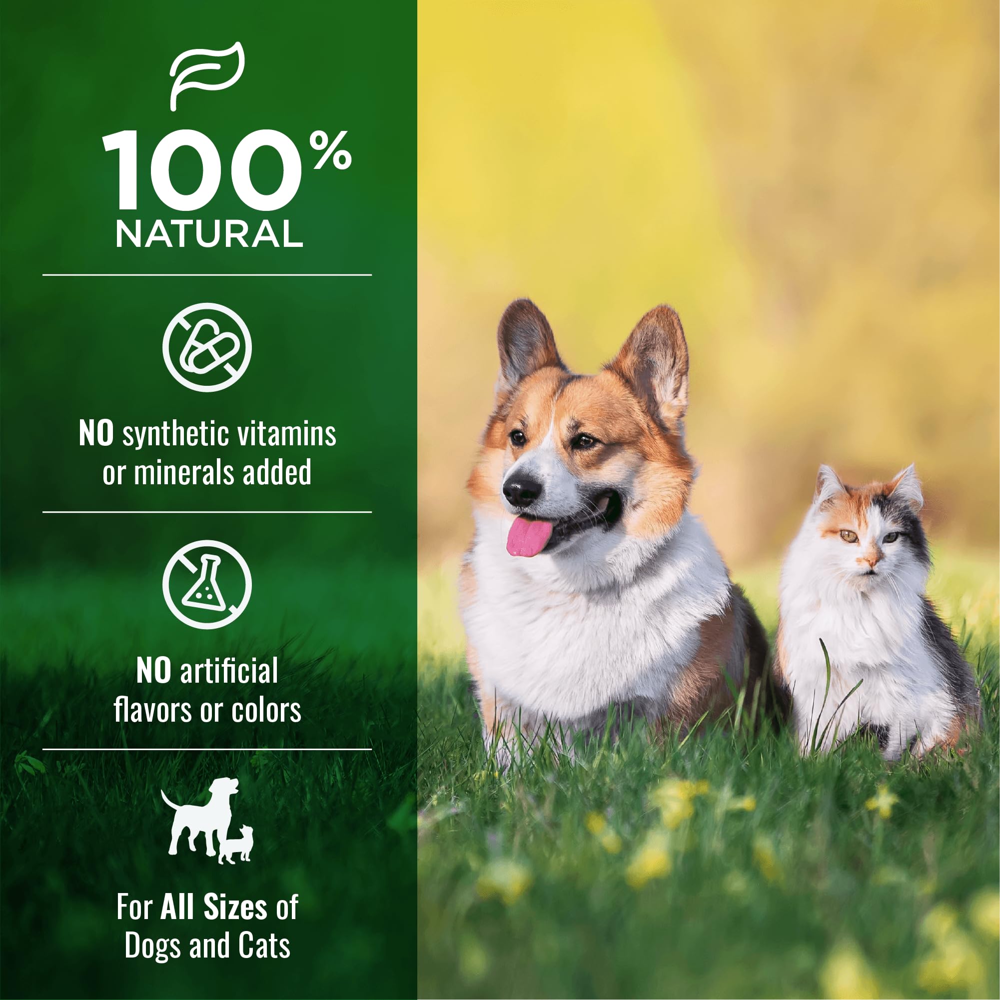 NATURE'S LOGIC Made in USA stamp signaling trusted domestic sourcing.