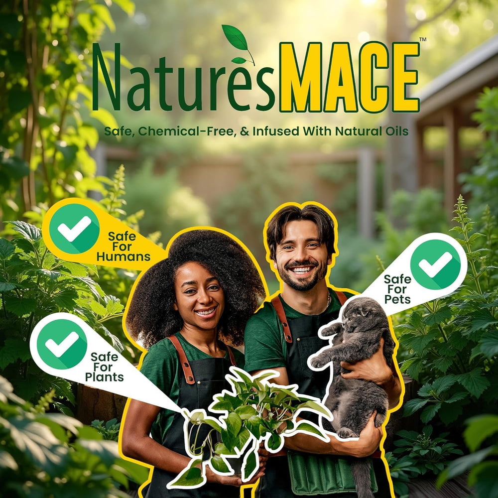 Nature's MACE Cat Mace spray providing boundary protection for chairs and sofas.