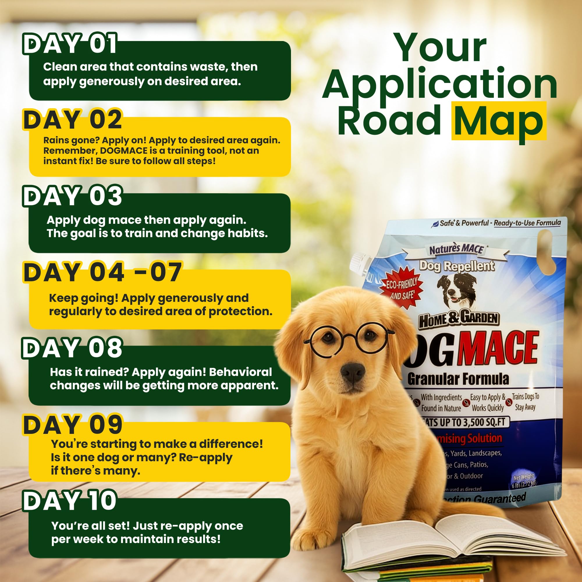 Nature's MACE Dog Mace provides year-round outdoor protection.